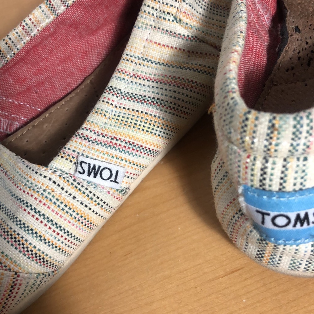 TOMS Classic Striped Slip-Ons - Picture 7 of 12
